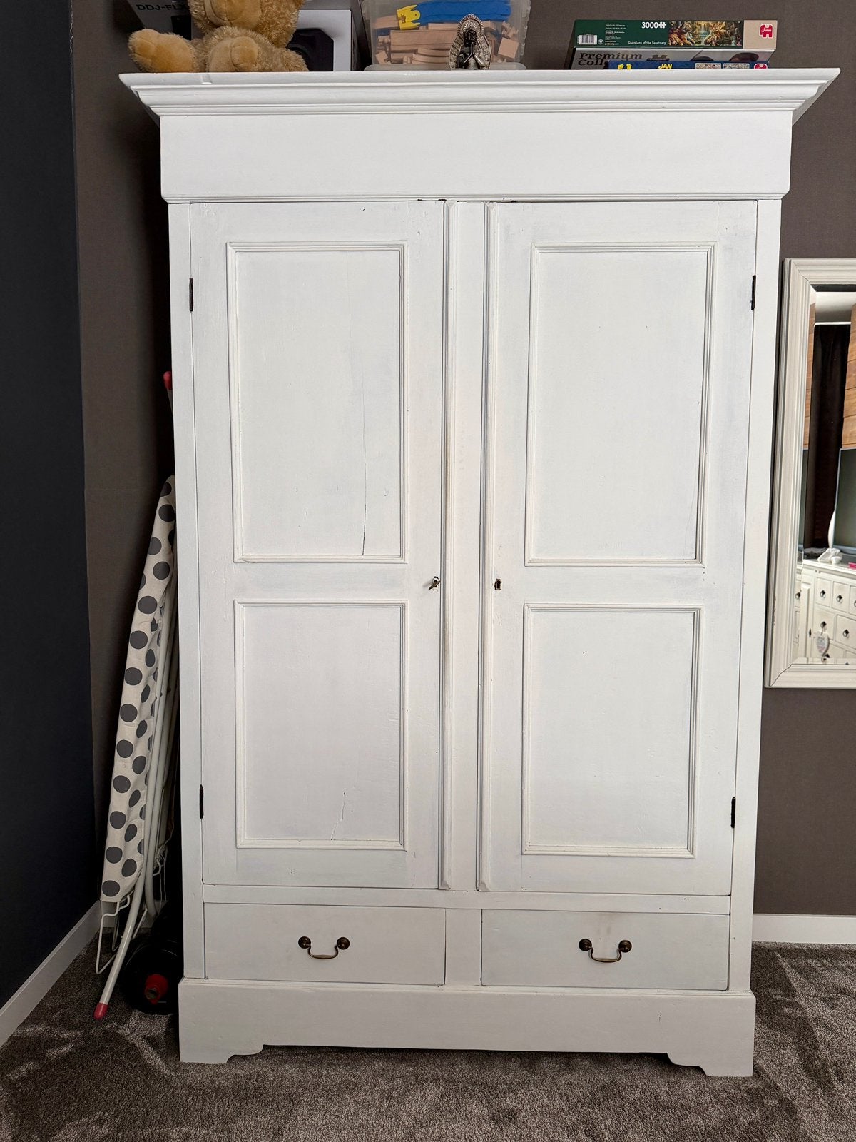 Kast koloniaal, Gebruikt, 100 tot 150 cm, Koloniaal, Teakhout