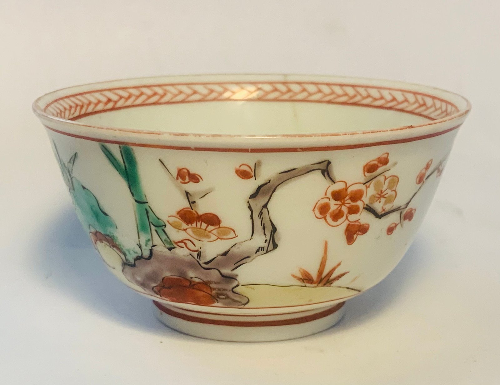 SORBET PORCELAIN CUP ARITA HIZEN JAPAN KAKIEMON 17/18TH C, Antiek en Kunst, Ophalen of Verzenden