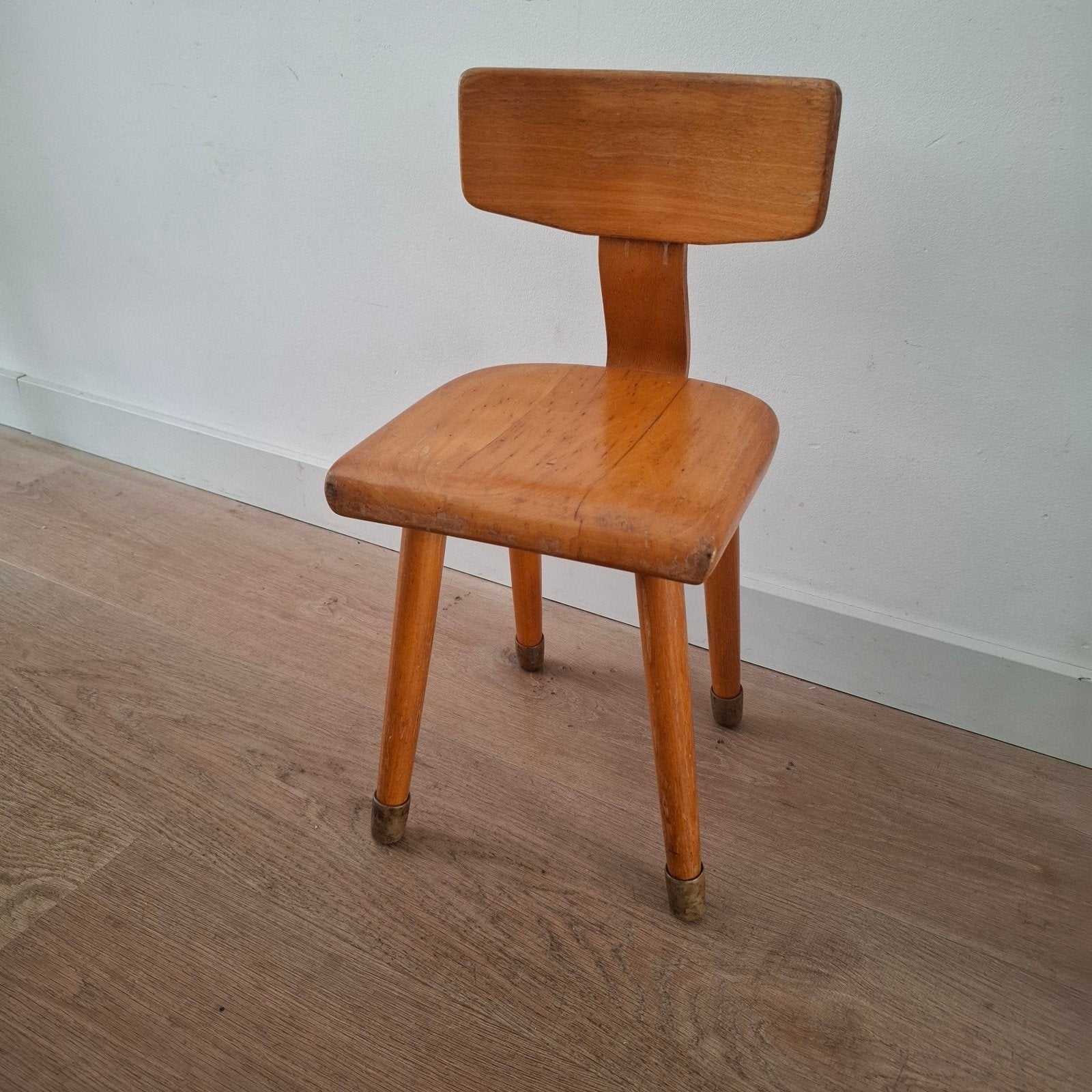 Vintage schoolstoeltje Schilte kleuterstoeltje, Kinderen en Baby's, Kinderkamer | Tafels en Stoelen, Ophalen, Gebruikt, Stoel(en)
