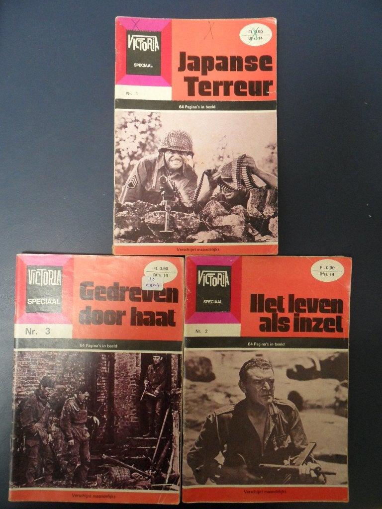 Victoria Speciaal. Nr 1, 2 en 3, Boeken, Meerdere stripboeken, Ophalen of Verzenden, Gelezen