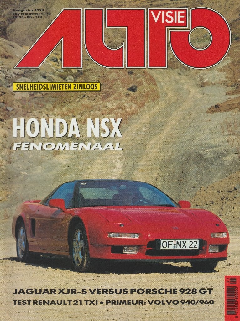 Honda NSX ( NA1 ) in Autovisie 1990, Boeken, Gelezen, Honda, Ophalen of Verzenden, Autovisie
