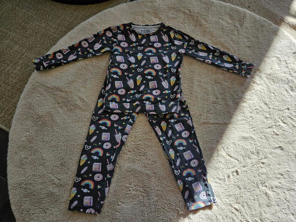 Zwarte pyjama van de zoete zusjes, maat 116, Kinderen en Baby's, Nacht- of Onderkleding, Meisje, Zoete zusjes, Ophalen of Verzenden