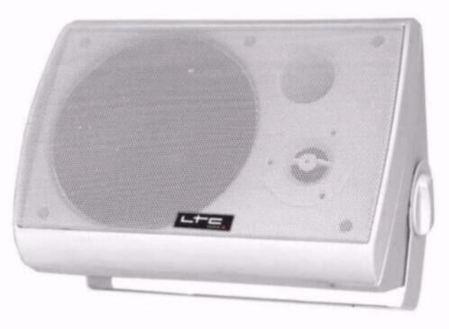 100 Volt of 8 Ohm 2 weg speakers 30 Watt Wit [2012-B], ., Overige typen, Nieuw, Ophalen of Verzenden