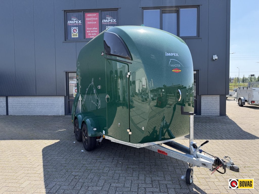 Bij Impex Bockmann Master 2-prds poly alu bodem zadelk WCF, Dieren en Toebehoren, Nieuw, Polyester, 2-paards trailer