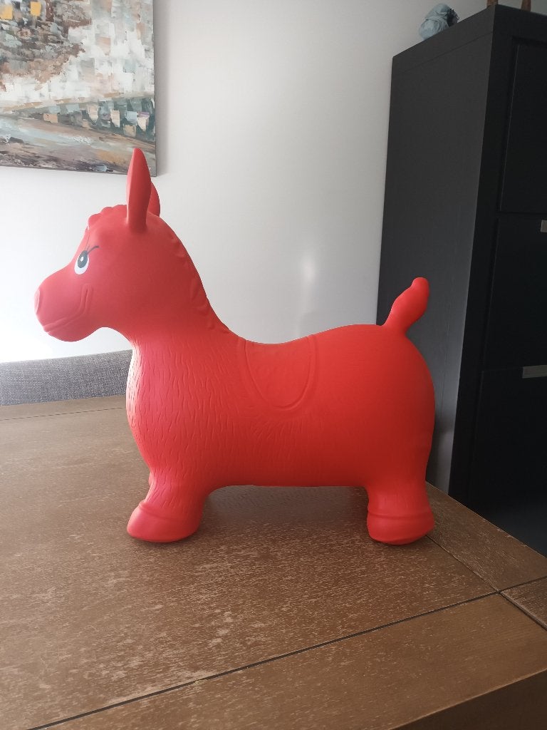 Rood skippy paard, Kinderen en Baby's, Ophalen, Gebruikt