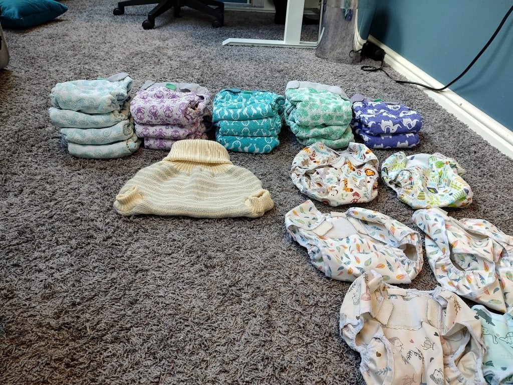 Volledig set wasbare luiers maat 2, Kinderen en Baby's, Ophalen of Verzenden, Gebruikt, Overige typen, Overige merken