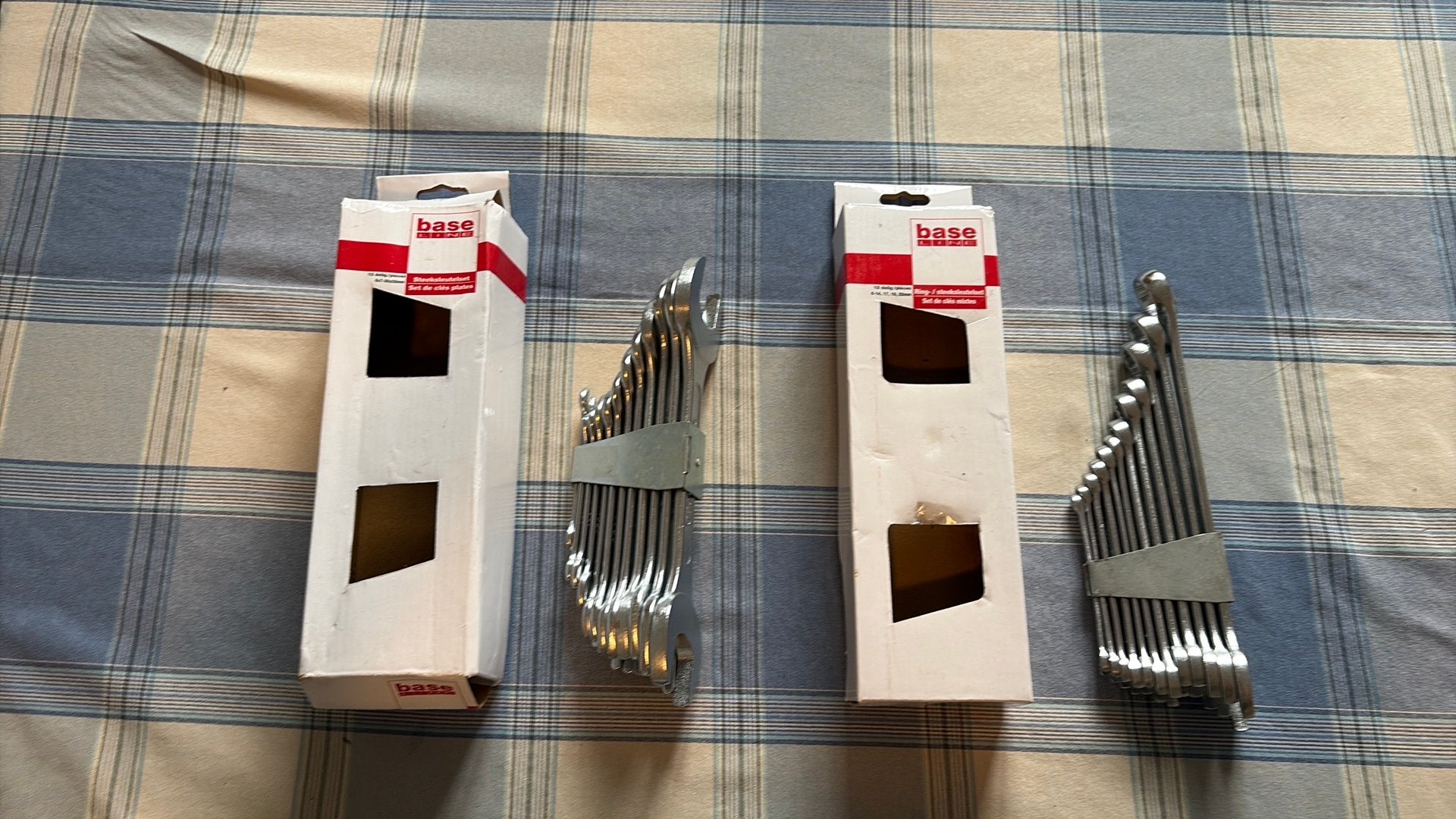 Baseline 2x12delig. Steeksleutelset & Ring-/ Steeksleutelset, Ophalen of Verzenden, Zo goed als nieuw