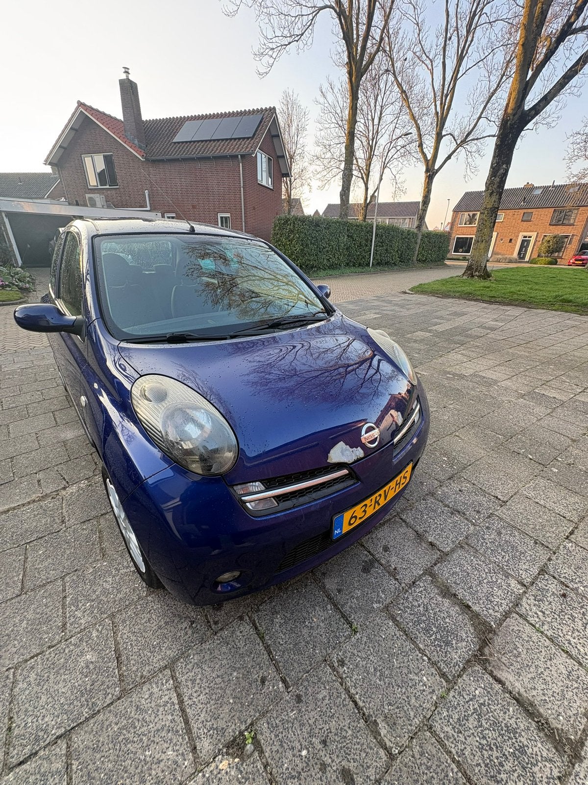 Nissan Micra 1.2 59KW 3DR 2005 Blauw, Auto's, Voorwielaandrijving, 4 cilinders, Blauw, Origineel Nederlands