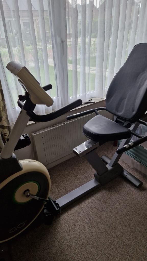 Tunturi Go 3 hometrainer / recumbent trainer, Ophalen, Gebruikt, Benen, Hometrainer