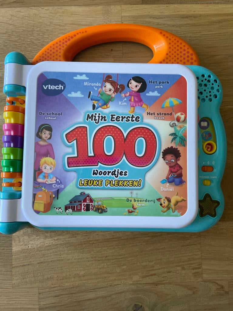 VTech Mijn Eerste 100 Woordjes - Nederlands engels, Kinderen en Baby's, Speelgoed | Vtech, Ophalen of Verzenden, Zo goed als nieuw