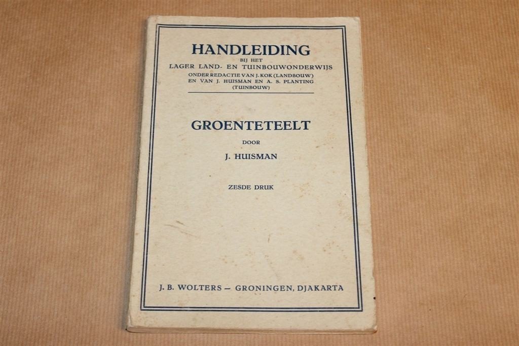Groenteteelt — Landbouw Onderwijs Tuinbouw Gids [1951], Boeken, Ophalen of Verzenden, Gelezen