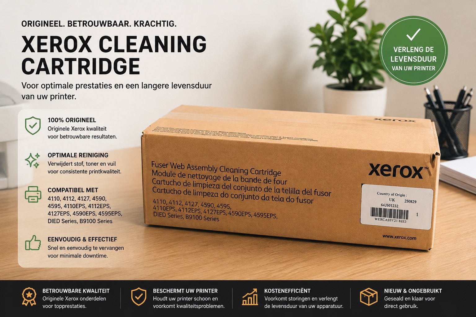 Nieuw! Originele Xerox Fuser Web Assembly Cleaning Cartridge, Ophalen, Zo goed als nieuw, Toner