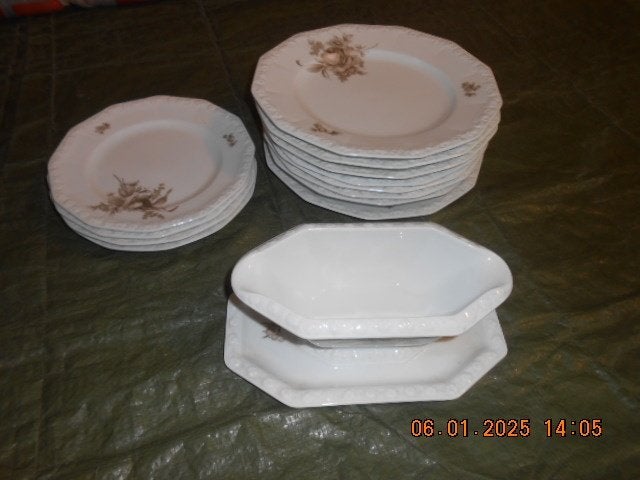 servies rosenthal/kom blau saks kahle/2 ovenpannetjes, Overige typen, Ophalen of Verzenden, Zo goed als nieuw, Overige stijlen
