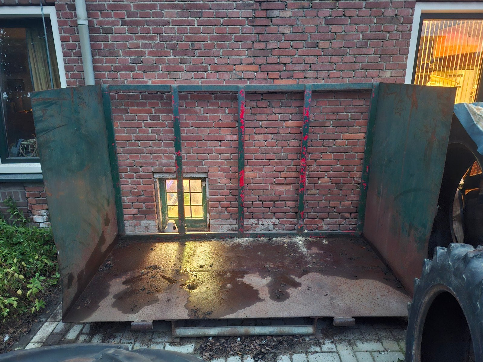 Werkbak voor op de lepels - Manitou/Shovel/Heftruck, Zakelijke goederen, Agrarisch | Onderdelen | Banden, Velgen en Assen, Ophalen of Verzenden