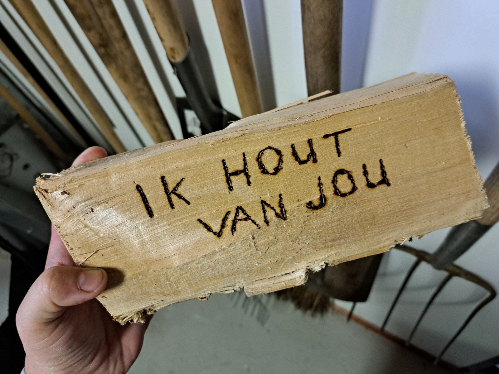 Vaderdag cadeau of voor opa houtblok, Huis en Inrichting, Ophalen of Verzenden, Nieuw