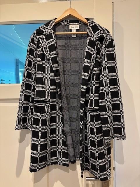 Joseph Ribkoff, jas mt 46, Zwart, Maat 46/48 (XL) of groter, Joseph Ribkoff, Ophalen of Verzenden