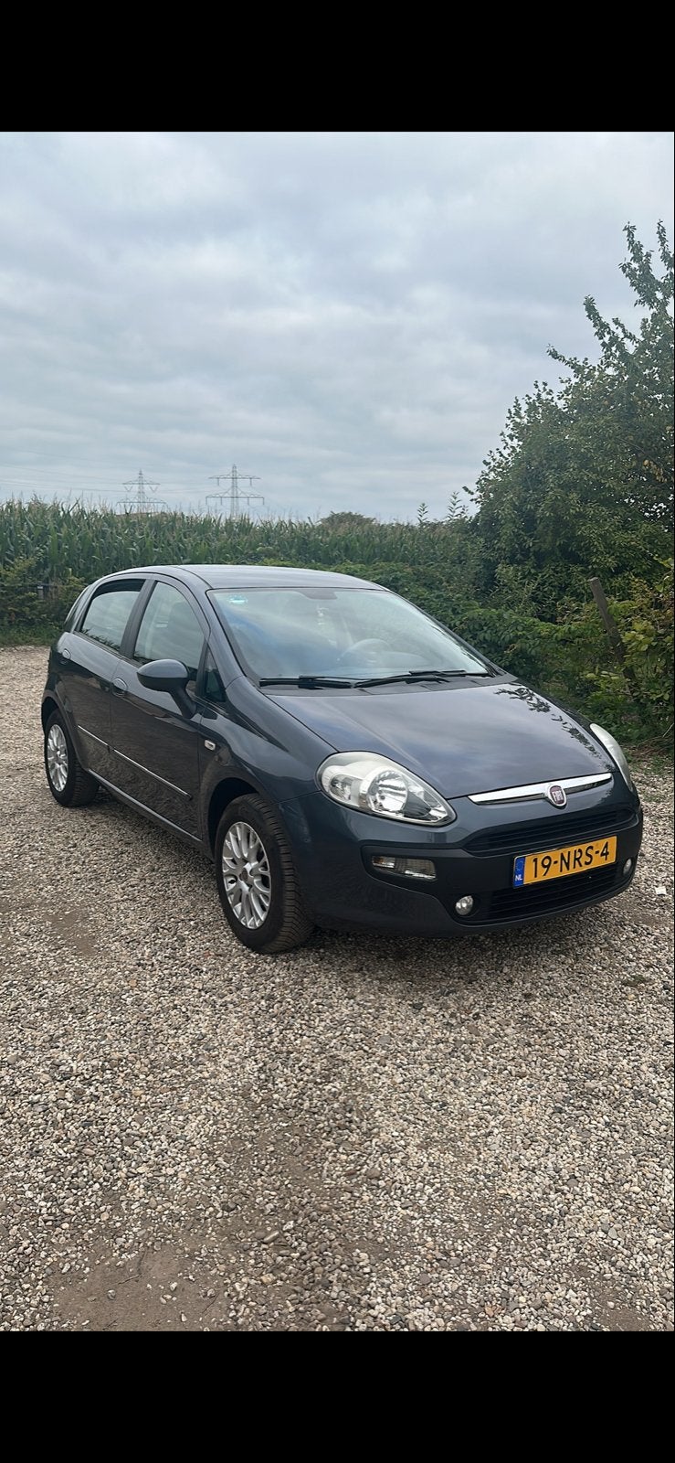 Fiat Punto 1.4 5DR AUTOMAAT 2010 Nieuwe APK, Stof, 40 €/maand, 4 cilinders, Bluetooth
