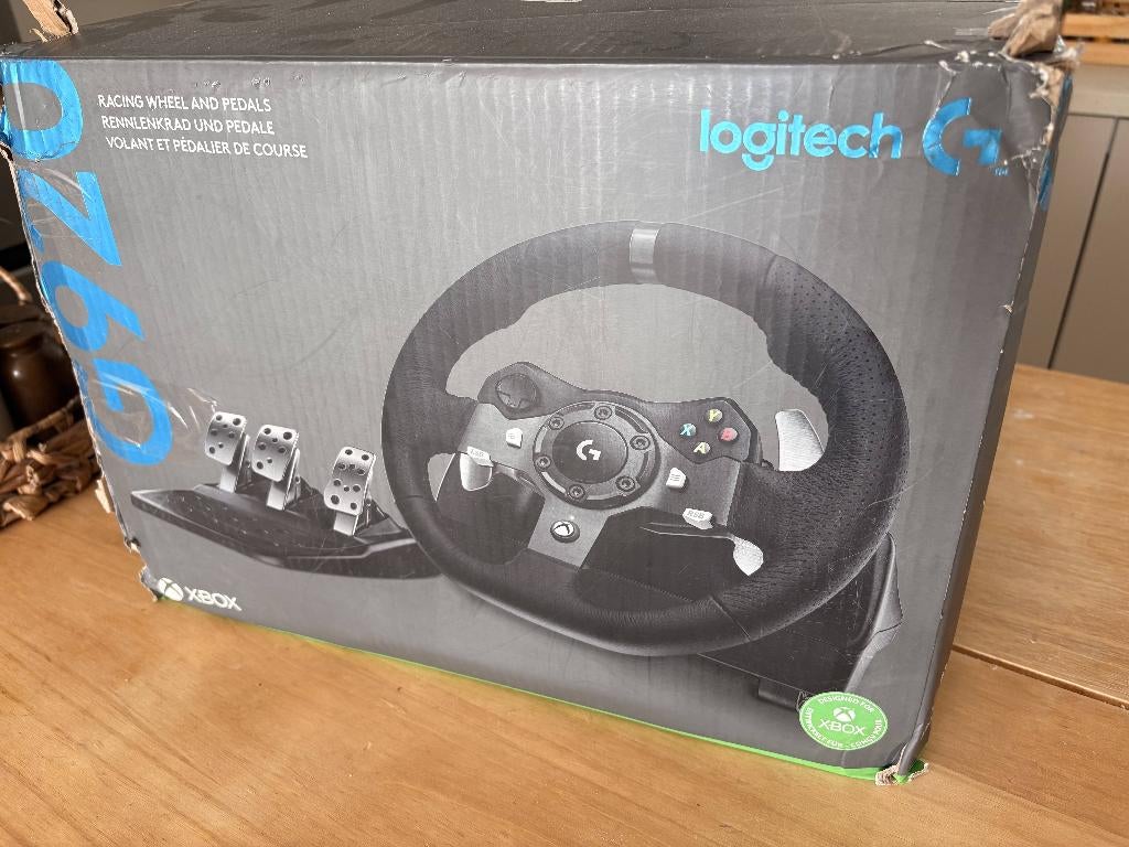 Logitech G920 Racing Wheel + Pedalen + Shifter, Ophalen of Verzenden, Zo goed als nieuw, Stuurtje of Sportattribuut, Xbox One