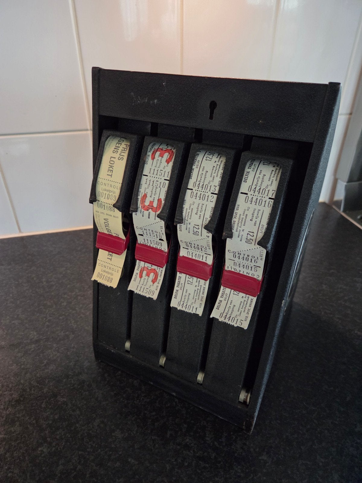Theater/bioscoop kaartjes automaat, Ophalen of Verzenden