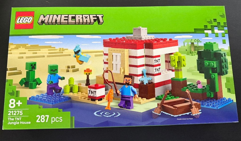 LEGO Minecraft 21275 Het TNT Oerwoudhuis - Nieuw in doos, Minecraft, Lego, Nieuw, Ophalen of Verzenden