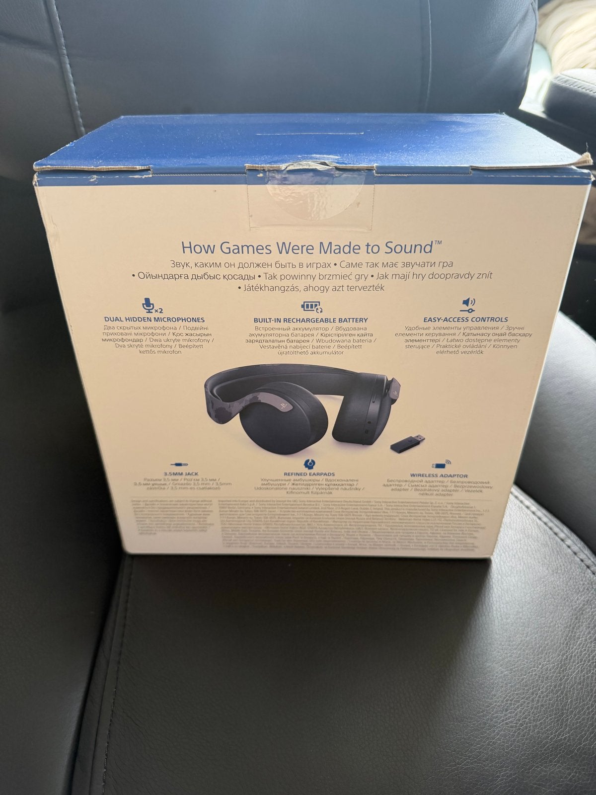 Foto 4 van Sony PlayStation PULSE 3D Draadloze Headset – Gray Camouflag