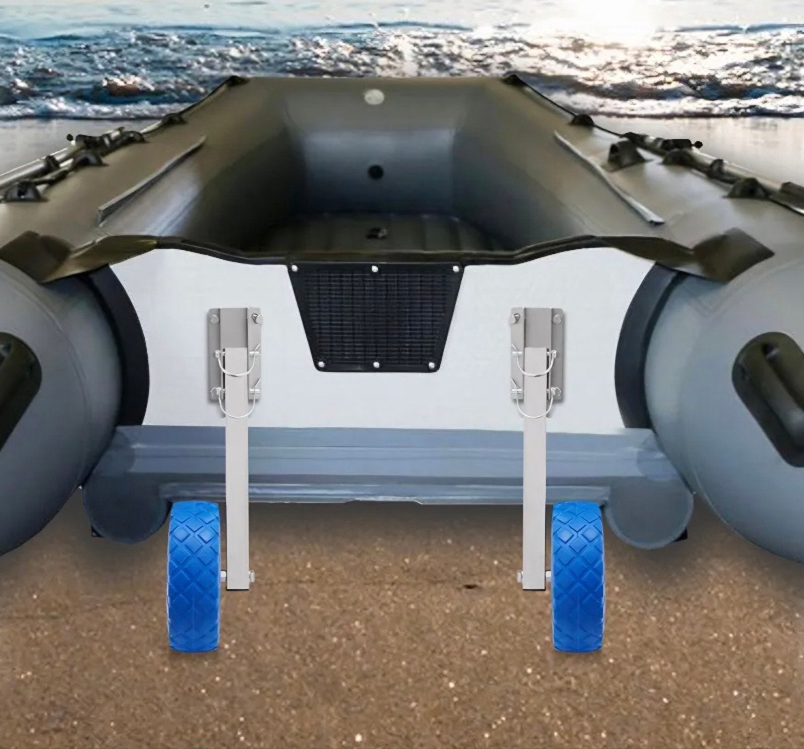 Rubberboot transportwielen 25cm, 150kg draagvermogen, Watersport en Boten, Ophalen of Verzenden, Nieuw, Overige typen