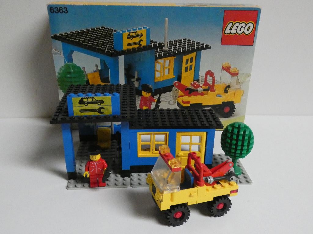 Te koop vintage Lego auto werkplaats set 6363, Ophalen of Verzenden, Gebruikt, Complete set, Lego