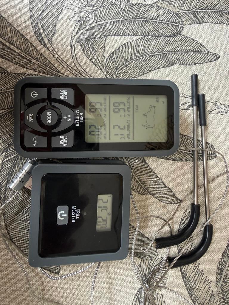 Grill Meister Draadloze Kookthermometer, Ophalen of Verzenden, Zo goed als nieuw