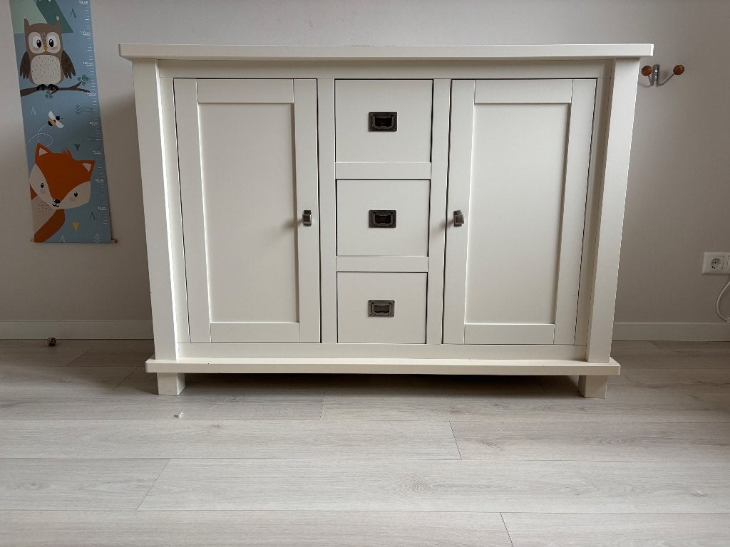 Commode en ledikant 140x70, Ophalen, Gebruikt, Ledikant