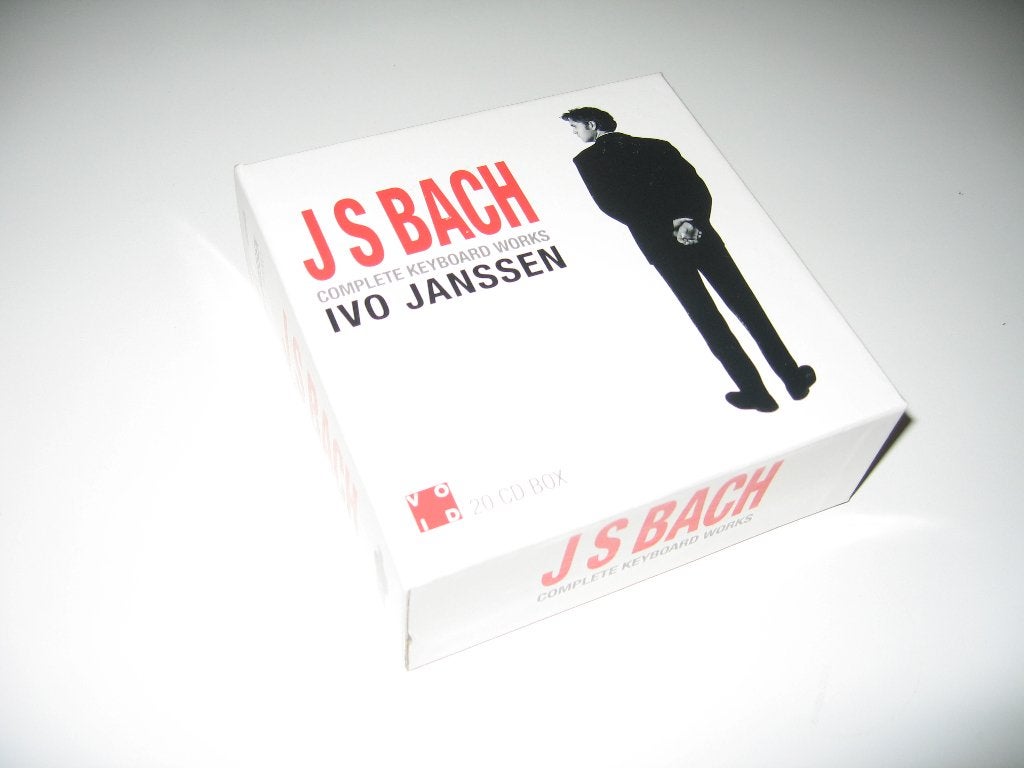 Ivo Janssen - JS Bach - Complete keyboard works 20cd, Boxset, Ophalen of Verzenden, Zo goed als nieuw, Pianomuziek