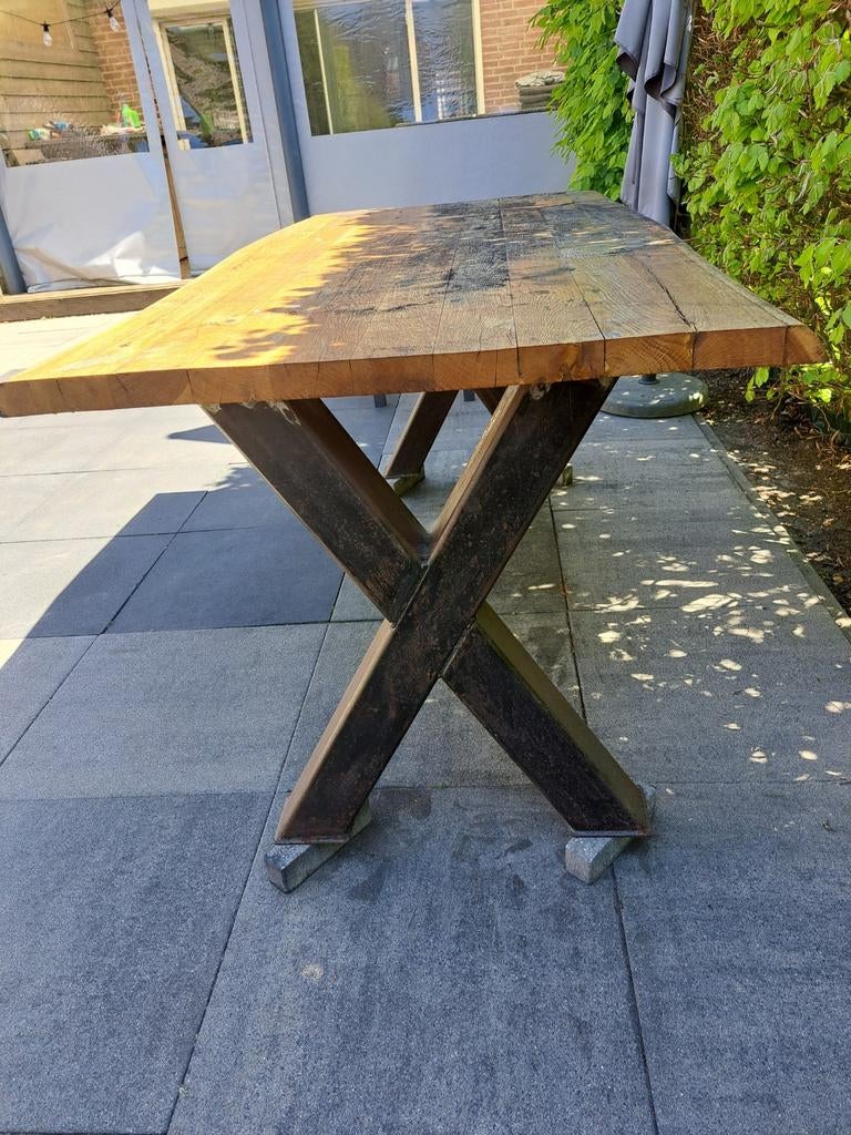 Tafelpoten X-vorm metaal, Ophalen, Tafelpoot, Gebruikt, 50 tot 100 cm
