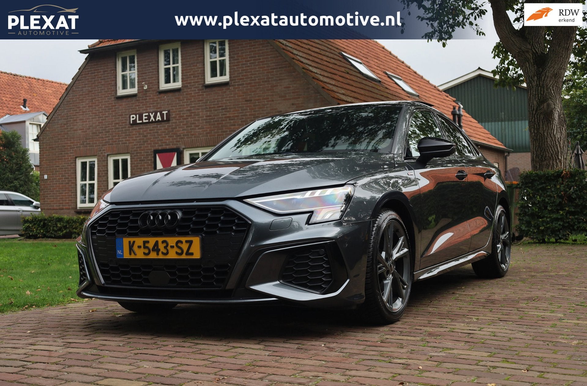 Audi A3 Limousine 35 TFSI S edition Aut. | 3x S-Line | Full, Auto's, 4 cilinders, 150 pk, Leder en Stof, Origineel Nederlands