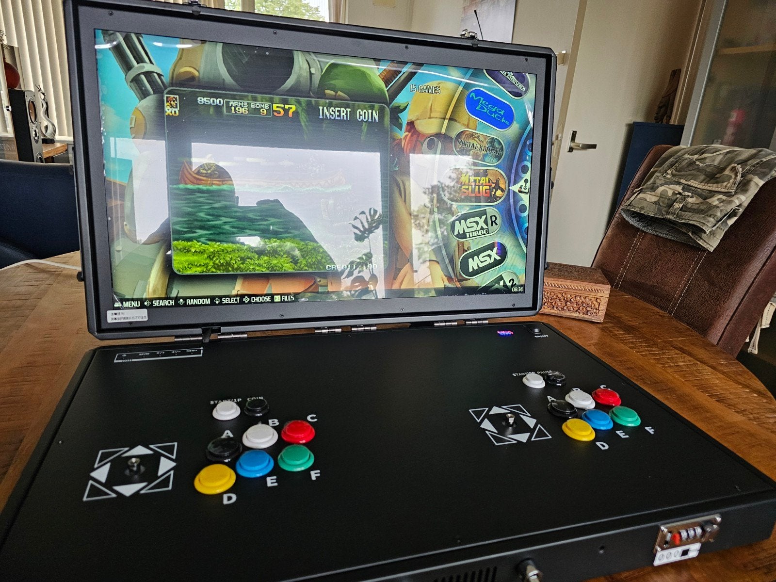 27 inch LCD Raspberry Pi 5B Batocera Videogame Arcadekast, Spelcomputers en Games, Spelcomputers | Overige, Ophalen of Verzenden