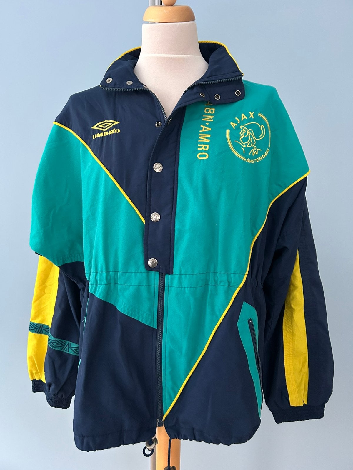 AJAX 1993/94 Player Worn Umbro Training Jacket vintage, Maat XL, Verzenden, Gebruikt, Trainingspak