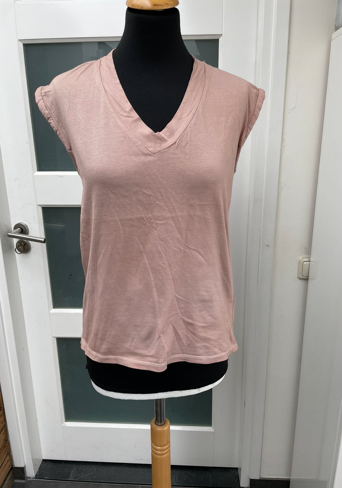 Yaya women gaaf tshirt maat S oudroze leverkleur katoen, Ophalen of Verzenden, Zo goed als nieuw, Korte mouw, Yaya