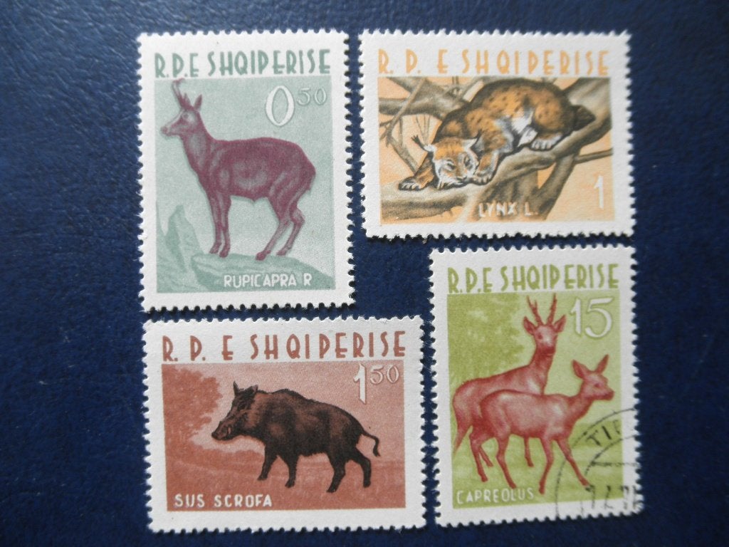 Postzegels Albanië 1962 dieren - cw. € 8,00 - 3 x postfris., Ophalen of Verzenden, Overige landen