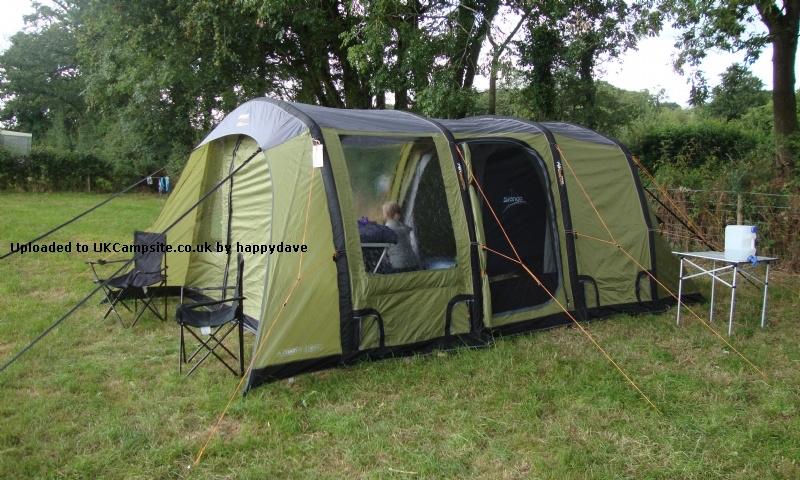 Vango Airbeam 400 - Grote opblaastent, Caravans en Kamperen, Tenten, Ophalen, Gebruikt, Tot en met 4