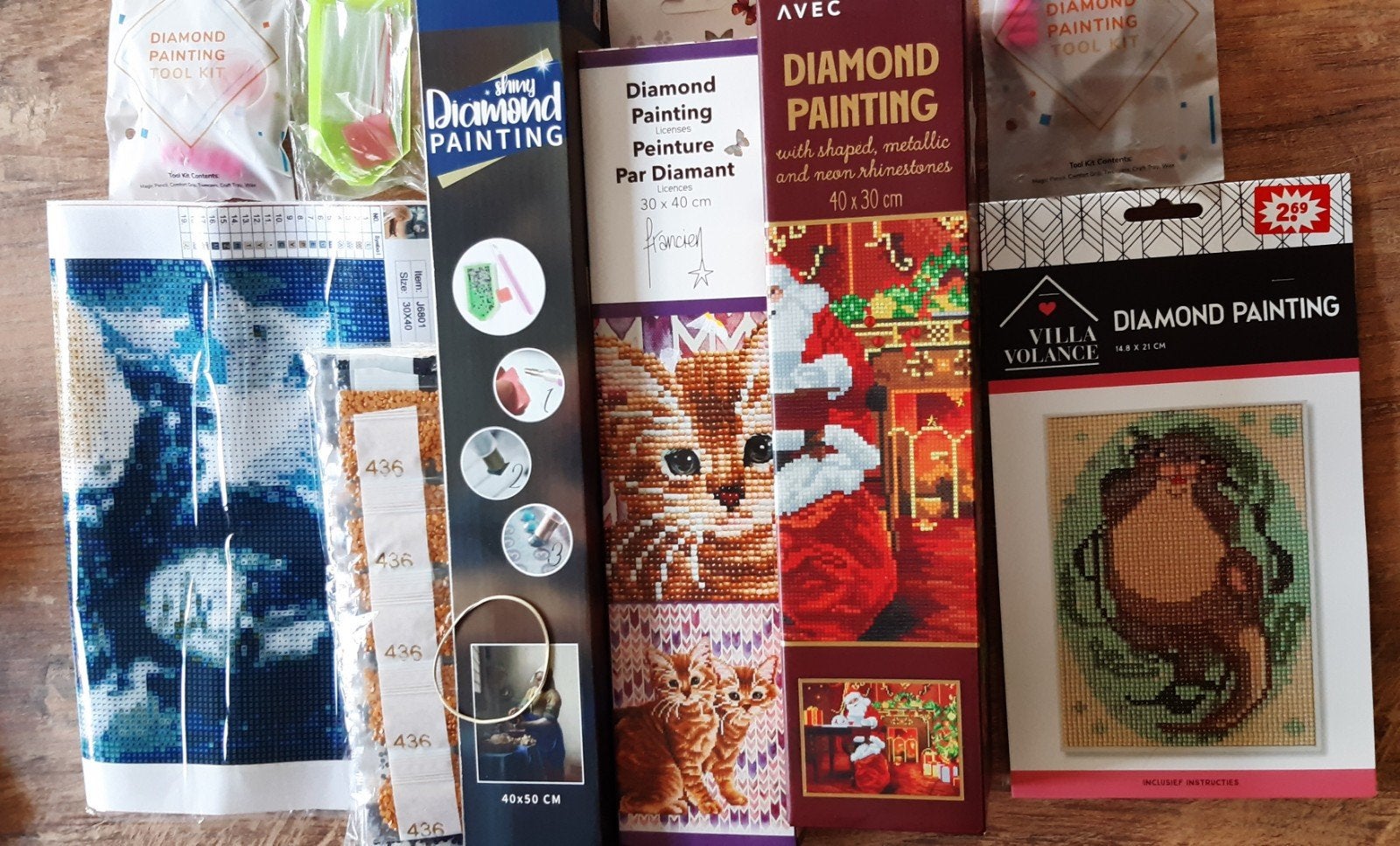 Diverse diamond paintings, nog te maken., Ophalen of Verzenden, Nieuw, Borduurpakket