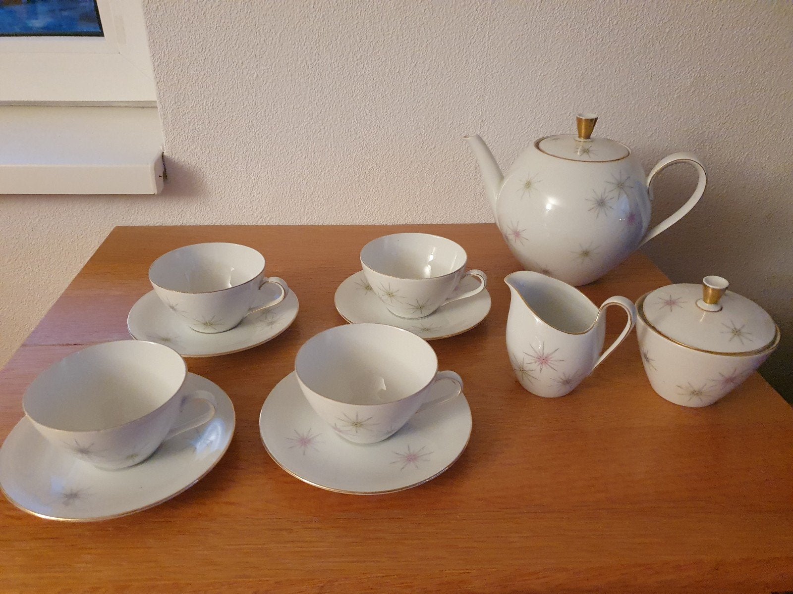 Vintage Porseleinen Koffie-/Theeservies - Isolde Bavaria, Ophalen of Verzenden