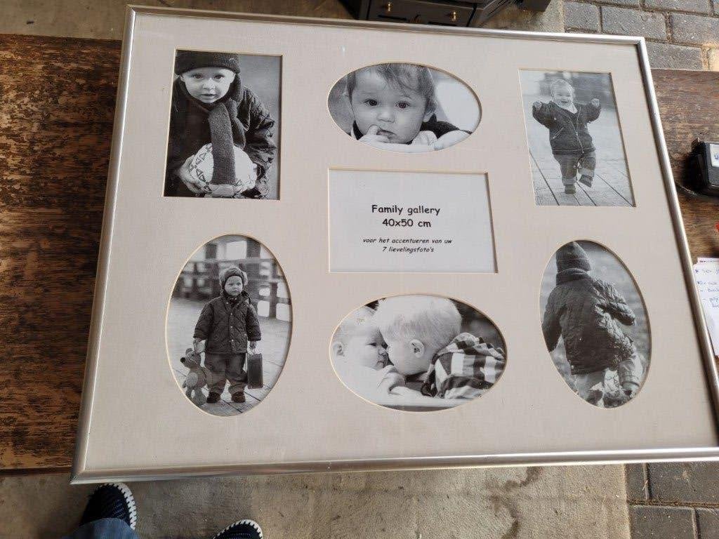 wissellijst  voor 7 fotos, Ophalen of Verzenden, Zo goed als nieuw, Hangend, Collagefotolijst