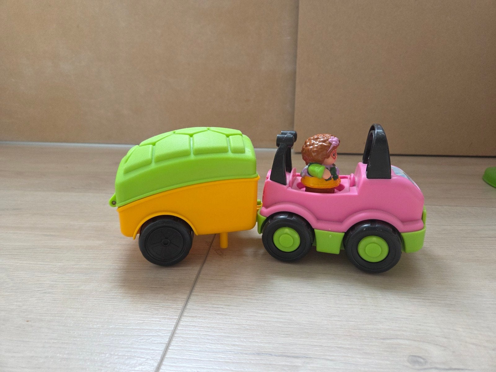 Little People auto met caravan, Ophalen of Verzenden, Zo goed als nieuw