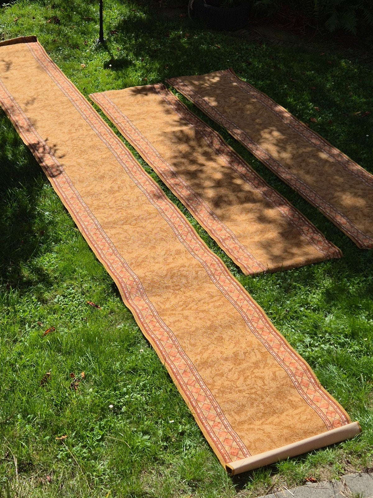 tapijtloper, traplopers, tapijt nieuw zie tekst, Huis en Inrichting, Stoffering | Tapijten en Kleden, Ophalen, Nieuw, Rechthoekig