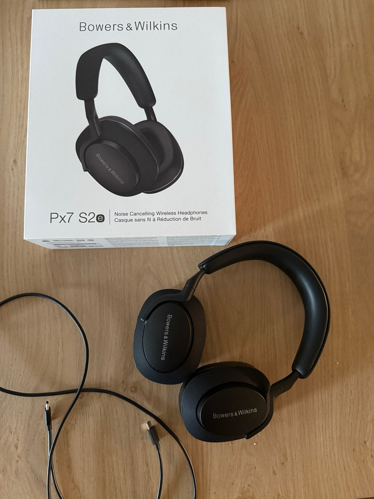 ZGAN Bowers & Wilkins Px7 S2e Noise Cancelling Koptelefoon, Zo goed als nieuw, Over-ear, Bowers & Wilkins, Zwart