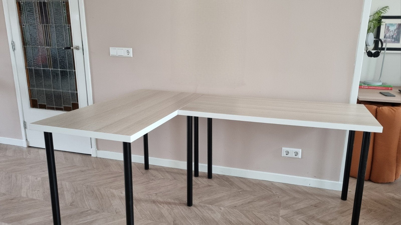 IKEA desk 120 x 60 cm with top and legs, Gebruikt, 100 tot 150 cm, 50 tot 100 cm, Rechthoekig