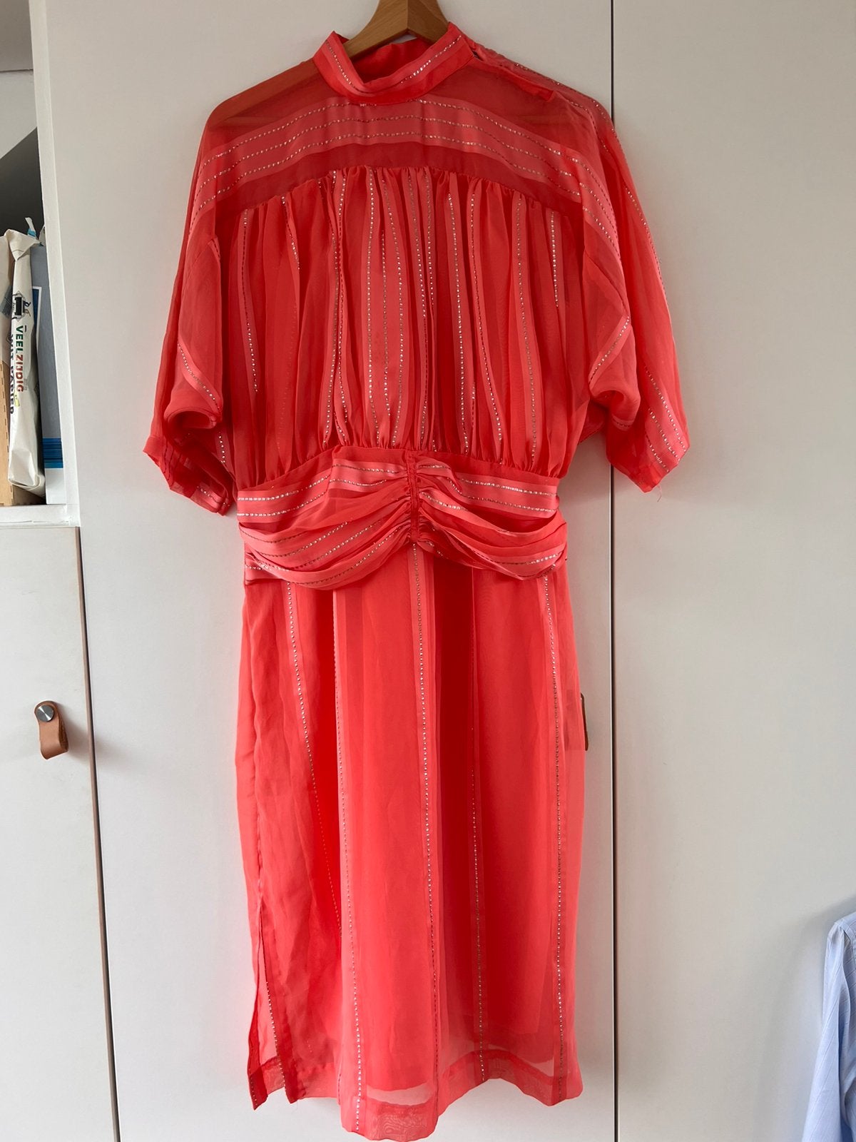 Indiase Bollywood Salwar kameez, Overige typen, Oranje, Zo goed als nieuw, Ophalen