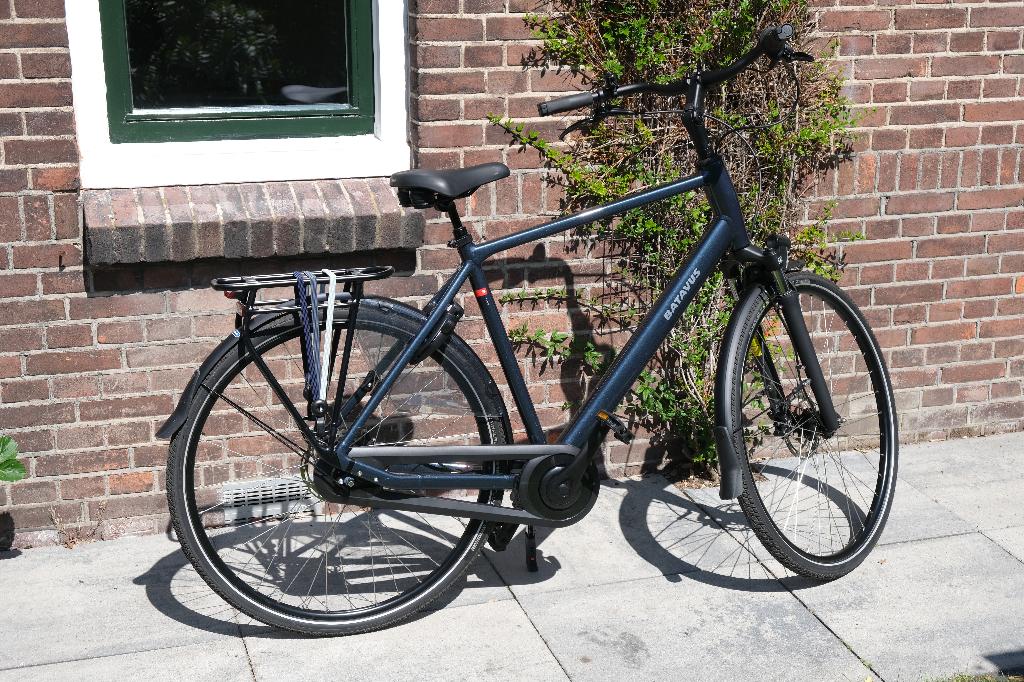 Batavus Senz Comfort H57 N7 stadsfiets blueback, Ophalen, Versnellingen, Batavus, Zo goed als nieuw