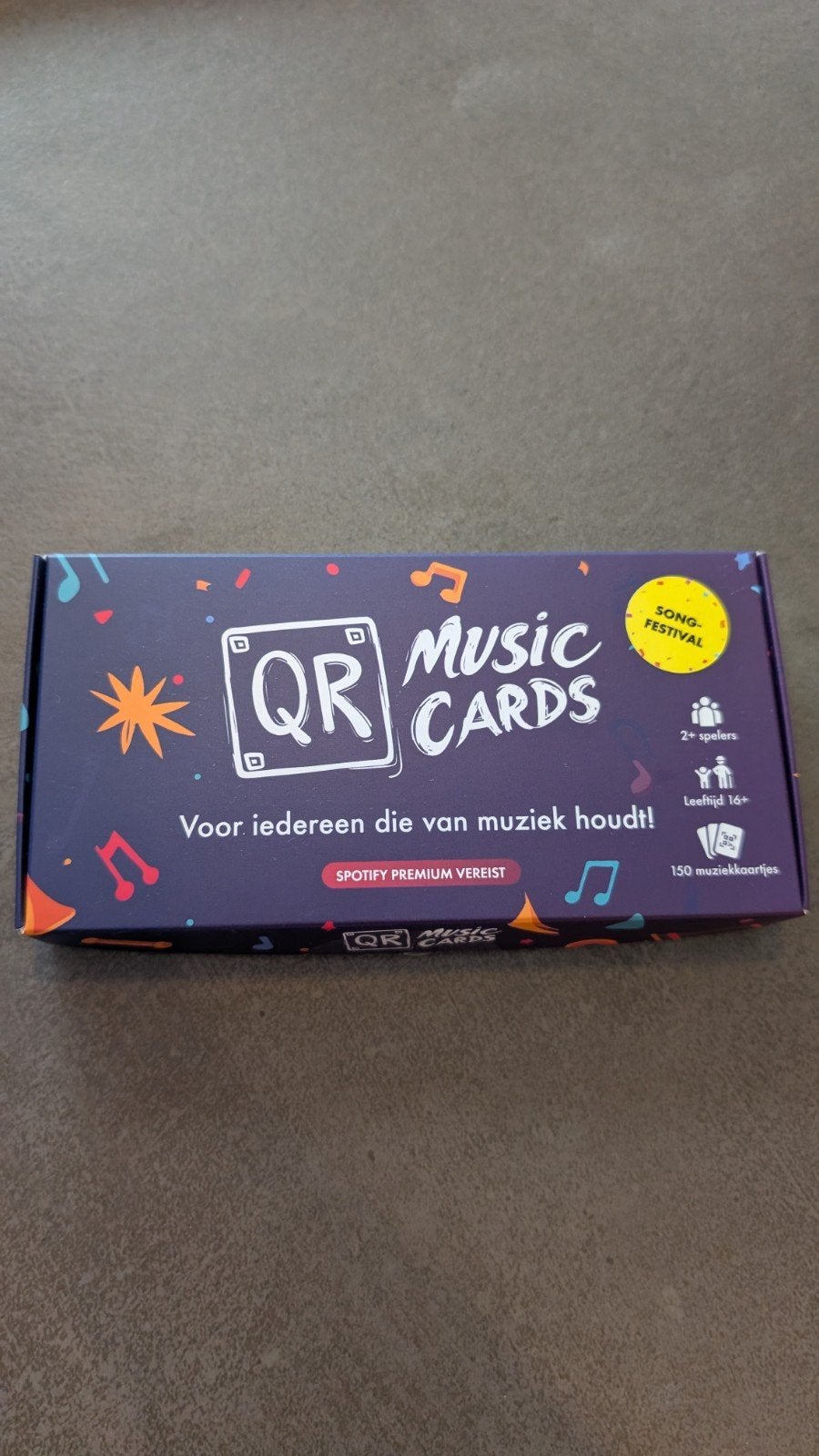 QR Music Cards - Song Festival Editie, Een of twee spelers, Ophalen of Verzenden, Zo goed als nieuw, Jora Games