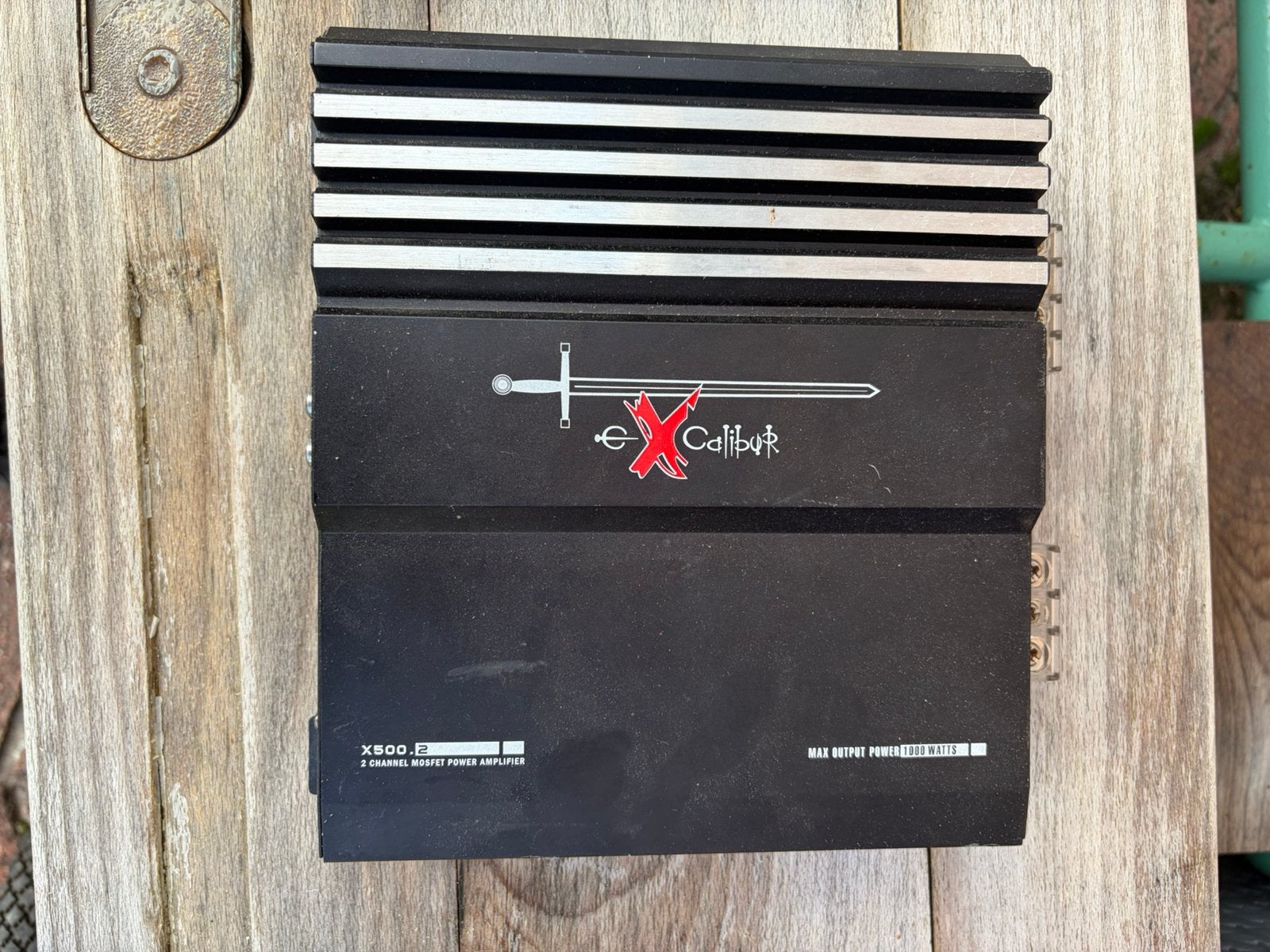Excaliber x500.2 1000W versterker, Auto diversen, Ophalen of Verzenden, Zo goed als nieuw