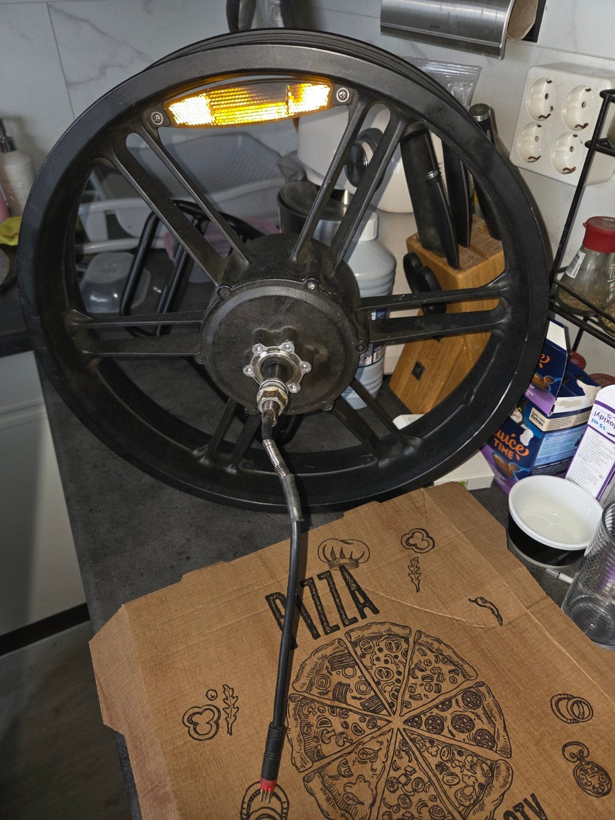 Fatbike achterwielmotor, Ophalen, Gebruikt, Fatbike, Motor