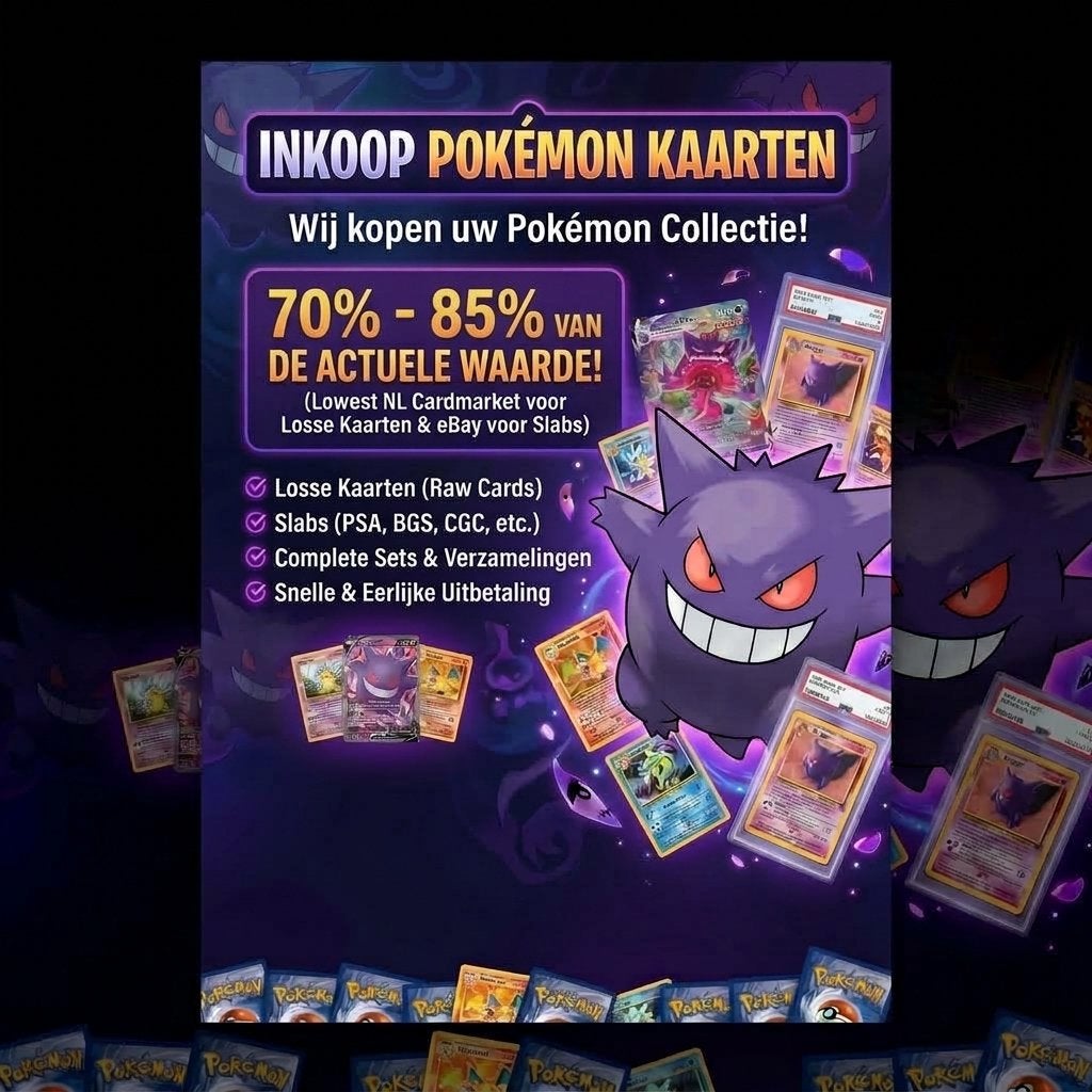 Eerlijke inkoop kaarten: Sealed, singles en slabs, Ophalen of Verzenden